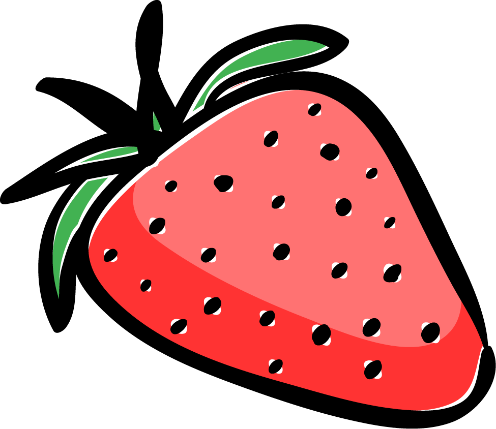 elemento pattern fragola vettoriale