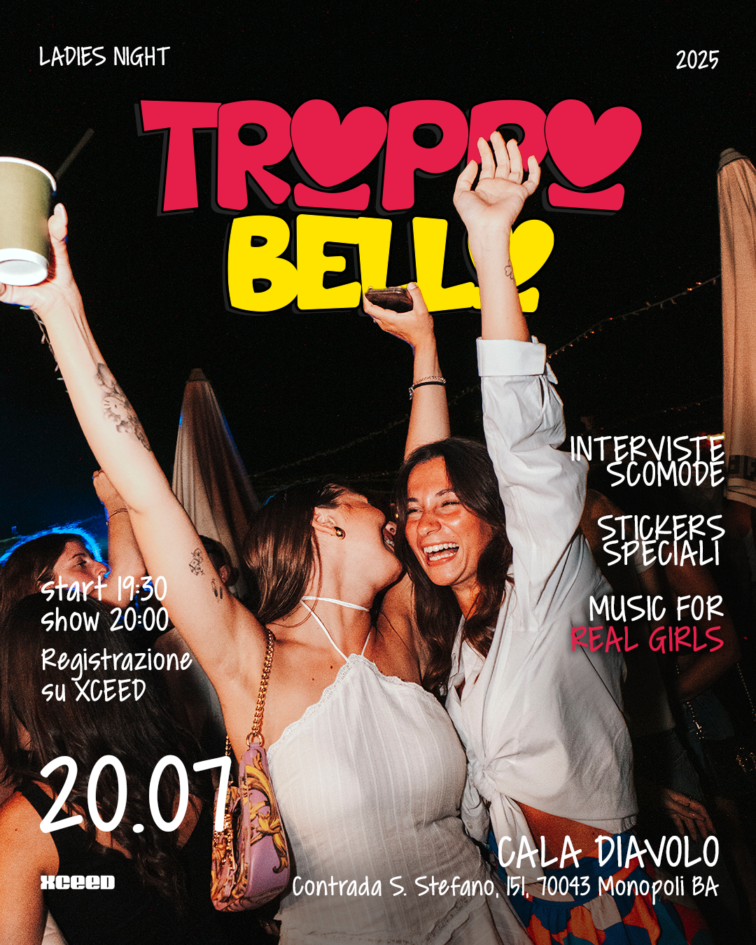 evento troppo bello 20 Luglio 2025