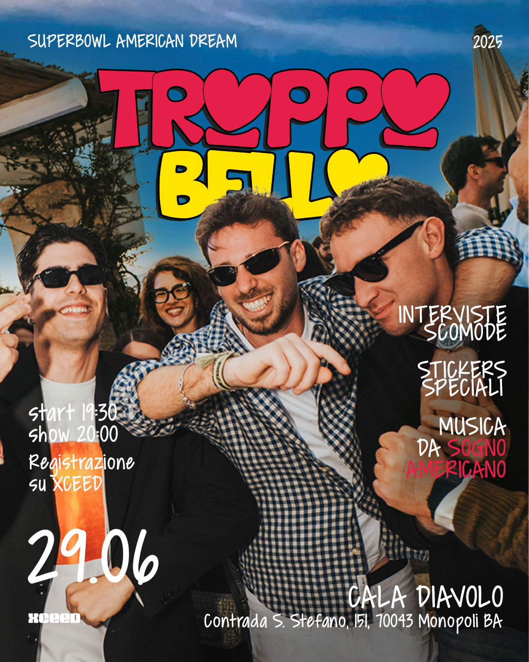 evento troppo bello 29 Giugno 2025