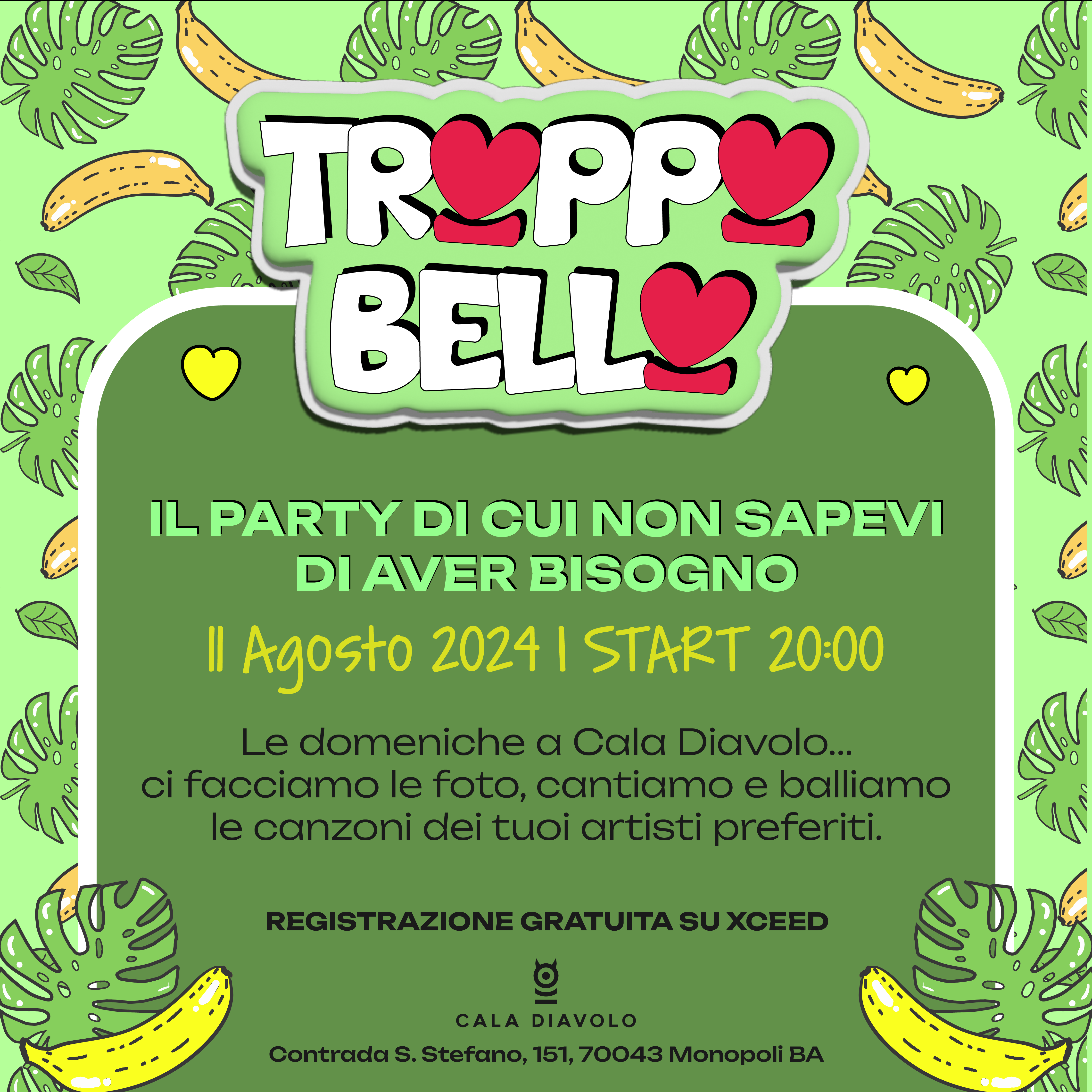 evento troppo bello 11 Agosto 2024