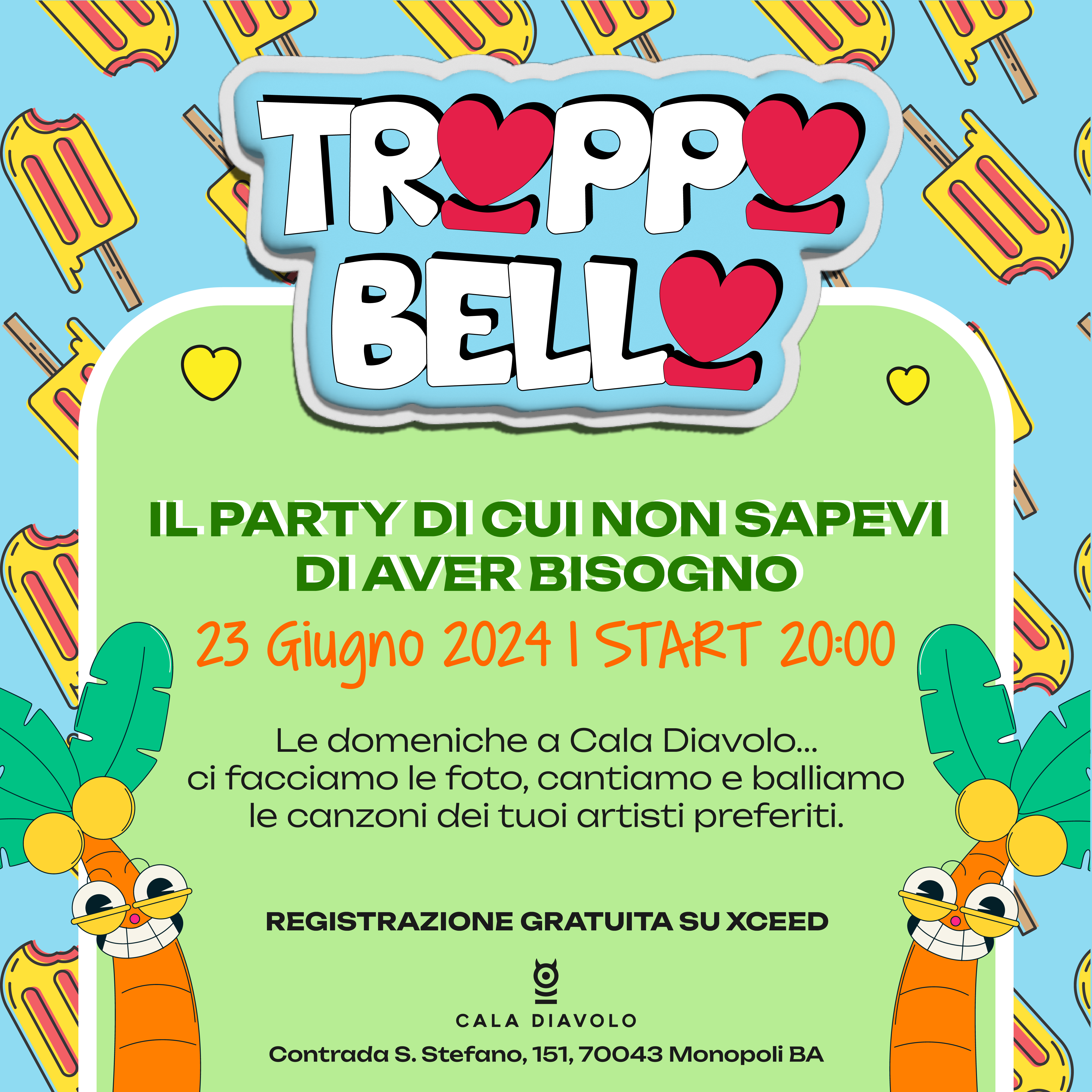 evento troppo bello 23 Giugno 2024